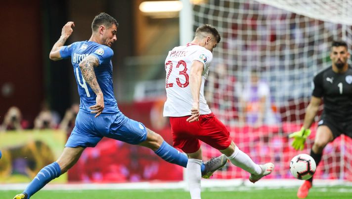 Krzysztof Piatek con la maglia della Polonia, Twitter Piatek 