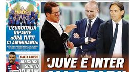 Prima Pagina Tuttosport, Capello: “Juve e Inter alla pari. Non giustifico Donnarumma”