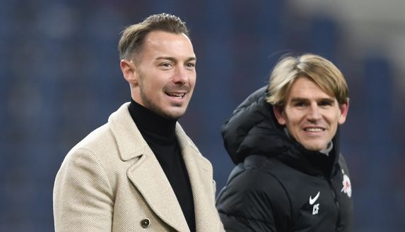Matthias Jaissle e Christoph Freund, allenatore e direttore sportivo del Salisburgo | Champions League News (Getty Images) Jaissle Freund Salisburgo