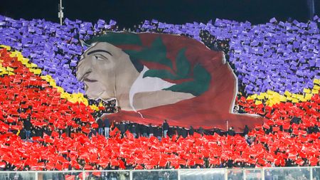 GERMOGLI PH: 2 MARZO 2022 FIRENZE STADIO ARTEMIO FRANCHI SERIE A FIORENTINA VS JUVENTUS NELLA FOTO COREOGRAFIA DANTE GERMOGLI PH: 2 MARZO 2022 FIRENZE STADIO ARTEMIO FRANCHI SERIE A FIORENTINA VS JUVENTUS NELLA FOTO COREOGRAFIA DANTE