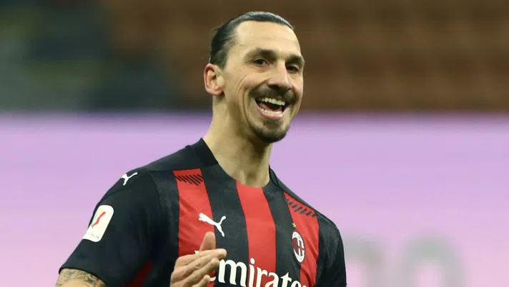 Zlatan Ibrahimovic (attaccante AC Milan), qui durante Milan-Torino 5-4 d.c.r. (Coppa Italia 2020-2021) | AC Milan News (Getty Images)