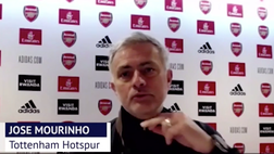 VIDEO Arsenal-Tottenham, Mourinho deluso dai suoi: “Ho visto gente nascondersi in campo”