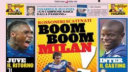 Rassegna stampa dei principali quotidiani sportivi nazionali