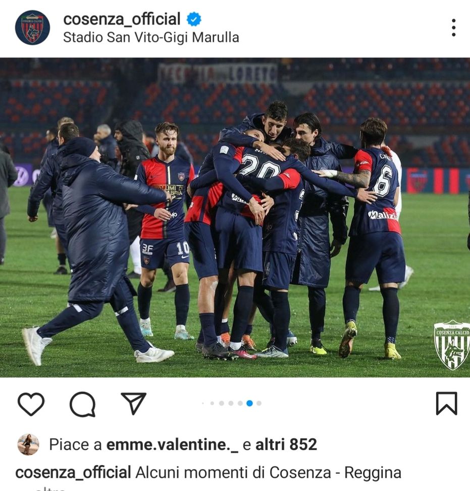 Clamoroso al Marulla: il Cosenza senza ultras rimonta e vince il derby…dopo il novantesimo!- immagine 2