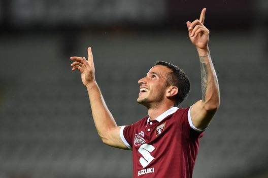 TURIN, ITALY - JULY 29: Alejandro Berenguer of Torino FC celebrates the opening goal during the Serie A match between Torino FC and AS Roma at Stadio Olimpico di Torino on July 29, 2020 in Turin, Italy. (Photo by Valerio Pennicino/Getty Images) TURIN, ITALY - JULY 29: Alejandro Berenguer of Torino FC celebrates the opening goal during the Serie A match between Torino FC and AS Roma at Stadio Olimpico di Torino on July 29, 2020 in Turin, Italy. (Photo by Valerio Pennicino/Getty Images)