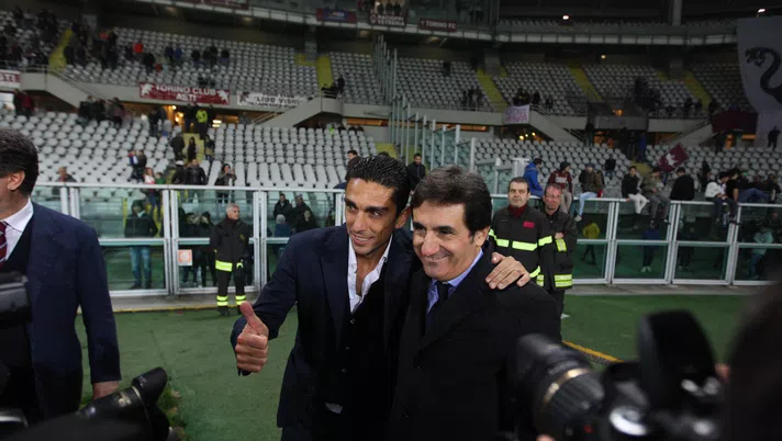 Cairo con Longo al termine della Supercoppa Primavera