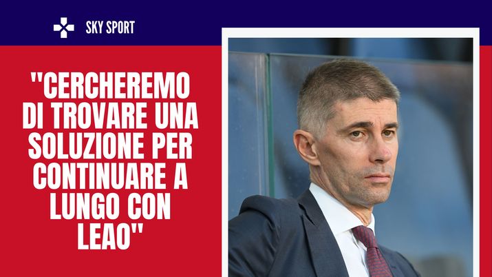 Frederic Massara, direttore sportivo del Milan, ha parlato del rinnovo di Rafael Leao | News (foto: Getty Images) Frederic Massara Rafael Leao