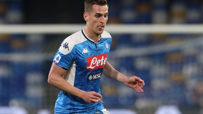 Arkadiusz Milik, attaccante del Napoli (credits: GETTY Images) 