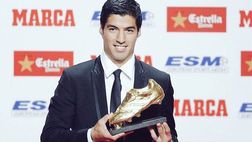 Strepitoso Suarez, vinta la Scarpa d’Oro: 40 gol e 80 punti per battere Higuain e CR7
