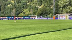 VIDEO – Italiano e Nico Gonzalez, scambi col pallone prima dell’inizio