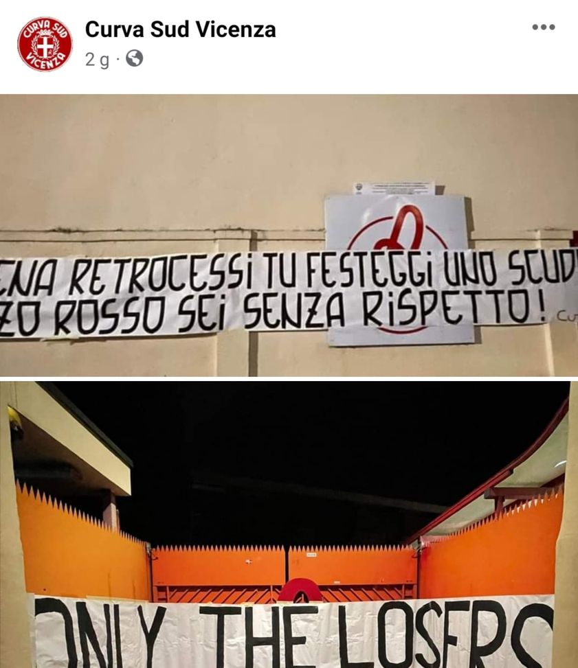 Vicenza in B, ma Renzo Rosso festeggia lo Scudetto del Milan: gli ultras “Senza rispetto”- immagine 2