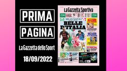 Prima pagina Gazzetta dello Sport: “Milan e Napoli, belle d’Italia”