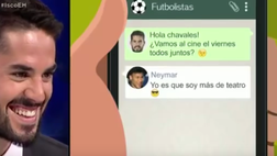 VIDEO / Il fantastico gruppo WhatsApp dei giocatori di Real, Barça e Atletico. Si va al cinema
