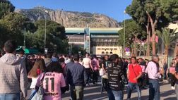 VIDEO verso Palermo-Triestina, al “Barbera” arrivano in massa i tifosi rosanero