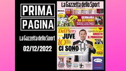 Prima pagina Gazzetta dello Sport: “Del Piero: Juve io ci sono”