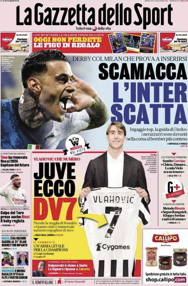 prima pagina