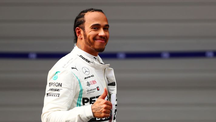 Lewis Hamilton, pilota della Mercedes. 