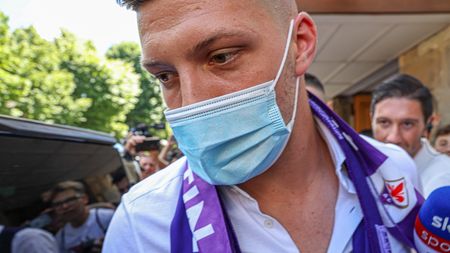 GERMOGLI. PH 8 LUGLIO 2022 FIRENZE VISITE MEDICHE ISTITUTO FANFANI PER IL. NUOVO GIOCATORE DELLA FIORENTINA LUKA JOVIC NELLA FOTO