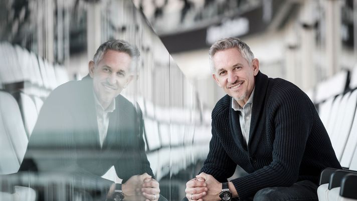 TURIN, ITALY - JANUARY 11: Gary Lineker poses for a portrait session on January 11 at Allianz Stadium in Turin, Italy. (Photo by Daniele Badolato - Juventus FC/Getty Images) TURIN, ITALY - JANUARY 11: Gary Lineker poses for a portrait session on January 11 at Allianz Stadium in Turin, Italy. (Photo by Daniele Badolato - Juventus FC/Getty Images)
