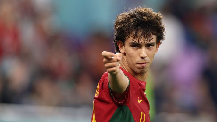 DOHA, QATAR - NOVEMBER 24: Joao Felix of Portugal celebrates after scoring their team's second goal past Lawrence Ati Zigi of Ghana during the FIFA World Cup Qatar 2022 Group H match between Portugal and Ghana at Stadium 974 on November 24, 2022 in Doha, Qatar. (Photo by Richard Heathcote/Getty Images) Atletico Madrid, Forlan: “Joao Felix via? Potrebbe esplodere, come Coutinho…” - immagine 1