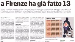 MV: “L’Udinese e il tabù viola: a Firenze ha già fatto 13”