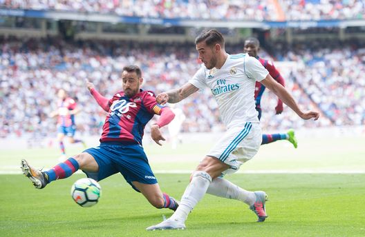 Theo Hernandez in azione con il Real Madrid (credits: GETTY images) 