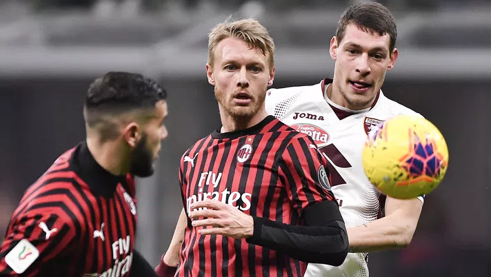 kjaer ac milan torino news