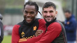 Ieri allenamento a Trigoria: bene Chris, Sanches e Azmoun