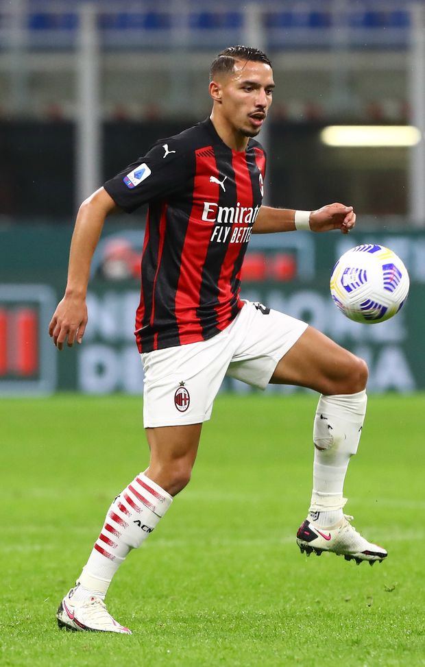 MILAN, ITALY - OCTOBER 26: Ismael Bennacer of AC Milan in action during the Serie A match between AC Milan and AS Roma at Stadio Giuseppe Meazza on October 26, 2020 in Milan, Italy. (Photo by Marco Luzzani/Getty Images) MILAN, ITALY - OCTOBER 26: Ismael Bennacer of AC Milan in action during the Serie A match between AC Milan and AS Roma at Stadio Giuseppe Meazza on October 26, 2020 in Milan, Italy. (Photo by Marco Luzzani/Getty Images)
