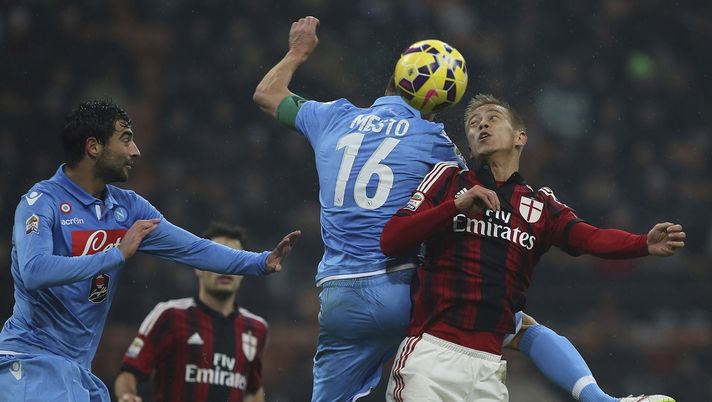 Un'immagine di Milan - Napoli dello scorso campionato (credits: GETTY Images) 