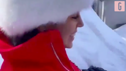 VIDEO Georgina Rodriguez, tuta attillata, ciaspole e colbacco: lady Ronaldo incanta anche… sulla neve!