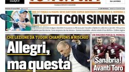 PRIMA PAGINA TUTTOSPORT OGGI: “Sprofondo Napoli, furia al Maradona”