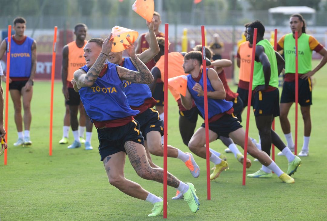 Trigoria, la rifinitura della Roma in vista della Cremonese – FOTO GALLERY - immagine 16