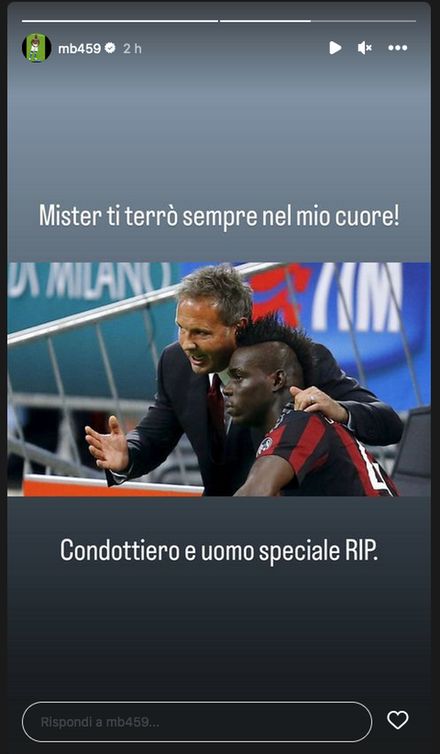 screen profilo instagram Balotelli