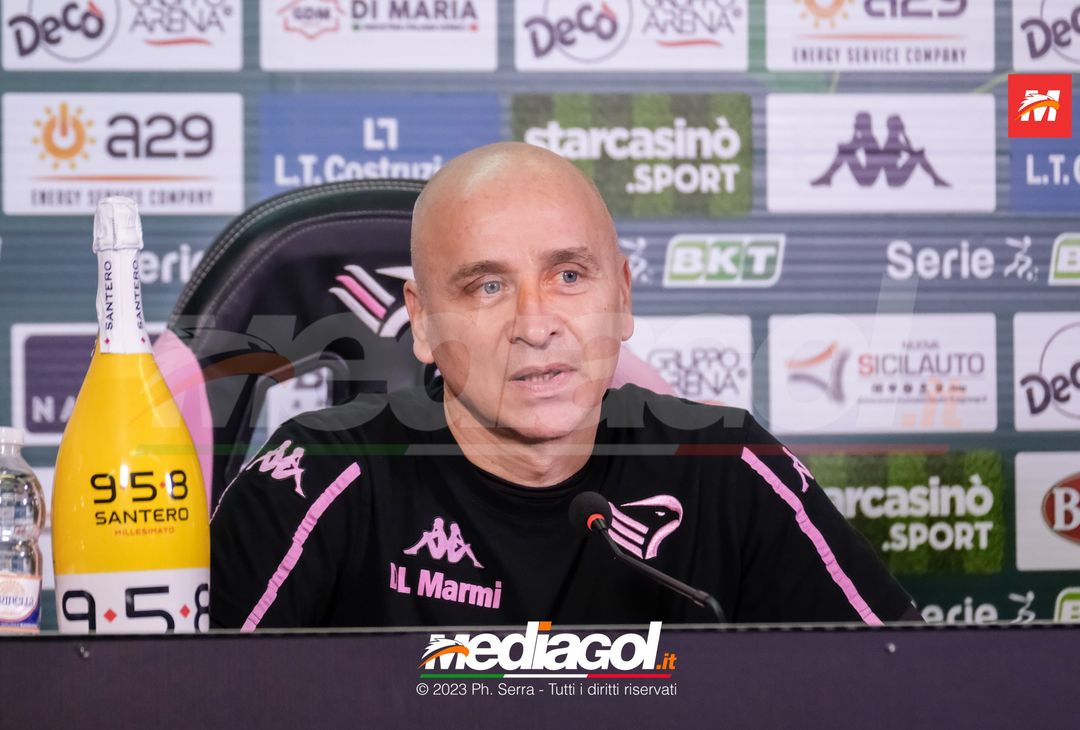 FOTO PALERMO, verso il Bari: Mister Corini in sala stampa (Gallery) - immagine 25