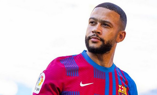 Depay (credit Barcellona Instagram) Depay (credit Barcellona Instagram)