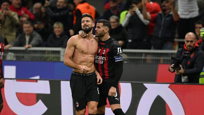 Milan, la decisione del Giudice Sportivo: Theo e Giroud squalificati per un turno (getty images)