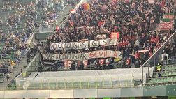 Ultras Siviglia: non potevano entrare al derby ma si sono radunati lo stesso…