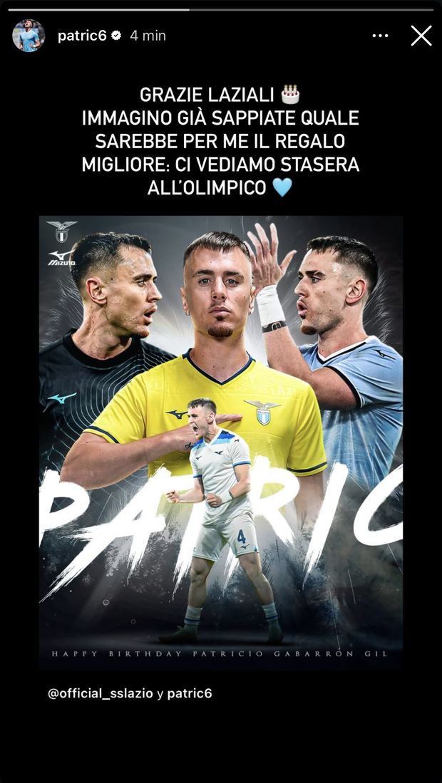 Patric auguri Patric auguri