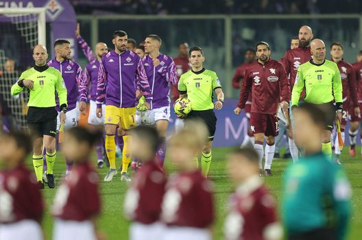 FLORENCE, ITALY - JANUARY 21: Federico Dionisi referee looks on during the Serie A match between ACF Fiorentina and Torino FC at Stadio Artemio Franchi on January 21, 2023 in Florence, Italy. (Photo by Gabriele Maltinti/Getty Images) Fiorentina Torino