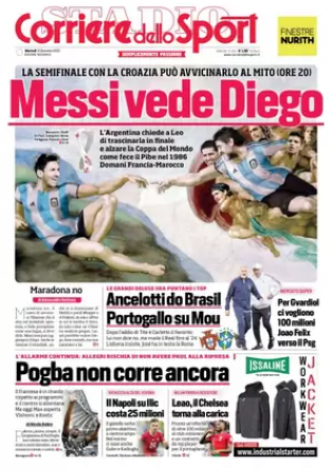 Corriere dello Sport martedì 13/12/2022 Corriere dello Sport martedì 13/12/2022