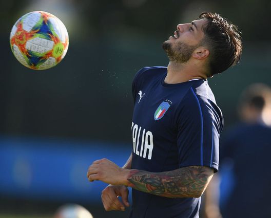  Kevin Bonifazi durante un allenamento con la Nazionale italiana (foto: Getty Images) 