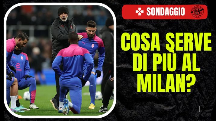 Stefano Pioli e alcuni giocatori del Milan - PianetaMilan.it Sondaggio