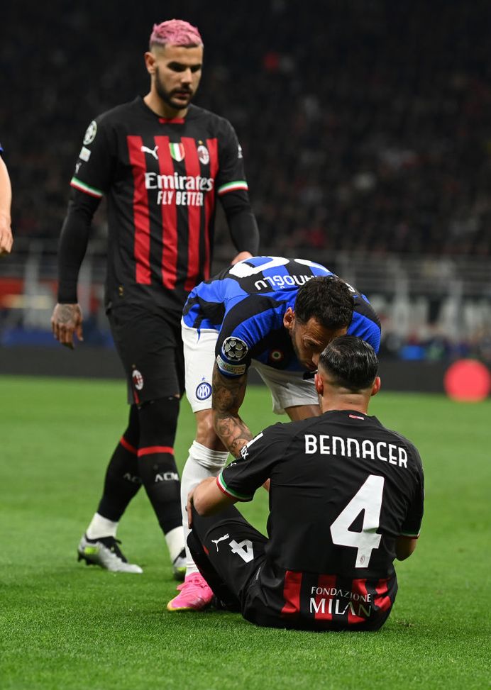 Milan, pioggia sul bagnato del derby: Bennacer deve essere operato- immagine 2