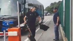 VIDEO / Inter a Valencia, la partenza da Malpensa senza Lukaku e Perisic
