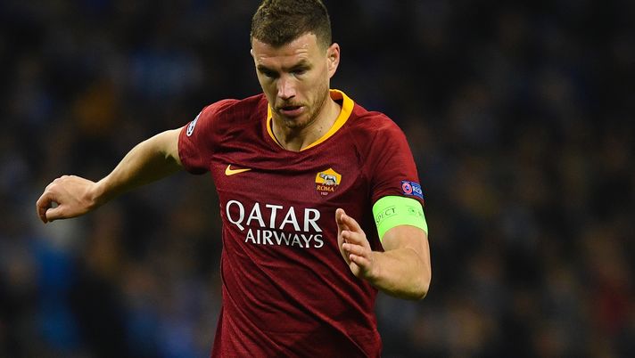 Edin Dzeko, attaccante della Roma (credits: GETTY Images) 