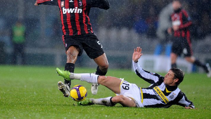 14 dicembre 2008, Juventus-Milan: qui in azione Emerson Ferreira da Rosa e Claudio Marchisio (credits: GETTY Images) 