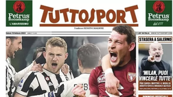 Prima Pagina, Tuttosport: “Che derby, che Toro! Milan, puoi vincerle tutte”