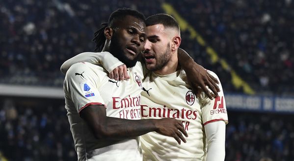 Kessié Theo Hernández AC Milan Empoli-Milan 2-4 Serie A 2021-2022