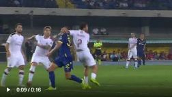 Video – Calabria abbatte Pessina, se non è rigore questo…